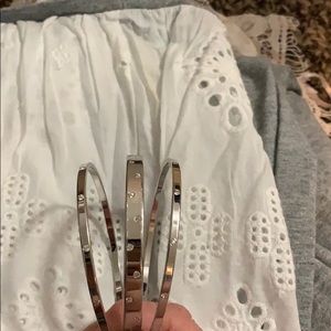 Authentic Swarovski crystal bangle set